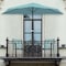Pure Garden 9 Ft Semicircle Patio Umbrella, Blue 50-145-B - alternate 1